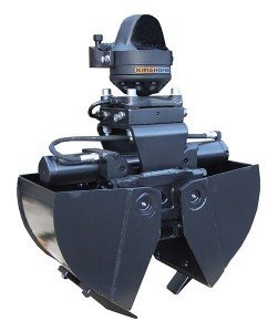 KINSHOFER C02H-40 mit MS01 | Grabgreifer für Minibagger bis 2 to.