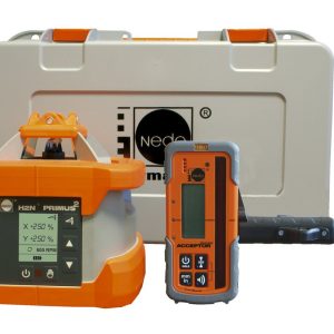 NEDO PRIMUS 2 H2N mit Acceptor Digital – Rotations- / Neigungslaser horizontal