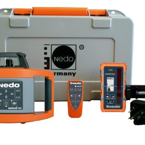 NEDO SIRIUS 1 HV (MAXX) im Set mit Kurbelstativ und Flexilatte – Rotationslaser horizontal vertikal