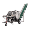 LUMAG SSA-400Z-HPRO/S | Zapfwellen-Sägespaltmaschine mit Fördenband & Zuführförderband