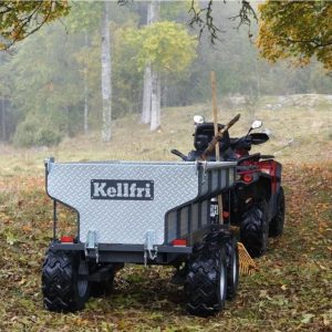 Kippanhänger Quad 1420 kg mit elektrohydraulischer Kippfunktion Kellfri