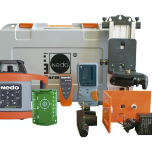 NEDO SIRIUS 1 HV "green" Komplett-Set mit Acceptor green |  Rotationslaser horizontal & vertikal