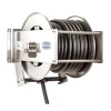 Schlauchaufroller - Automatisch - Offen - 1" AG / 1" IG - Edelstahl - Schwenkbare Wandhalterung